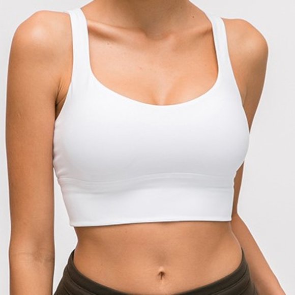 *BRAND NEW* Double V Back Strap Sports Bra - Picture 3 of 3